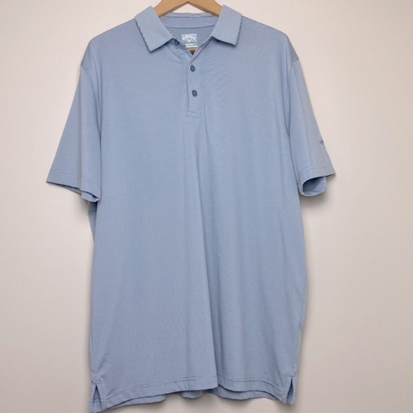 Callaway Other - Men’s Callaway Blue Stripe Short Sleeve Golf Polo Shirt